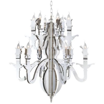 Ferro 2-Tier Chandelier by Eurofase - Starlight Lighting USA and Canada